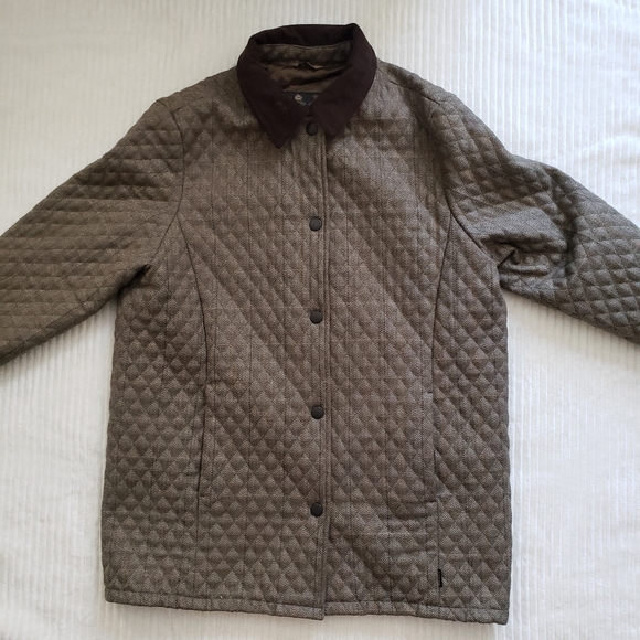 Barbour Quilted Brown Jacket in excellent condition - Picture 1 of 8
